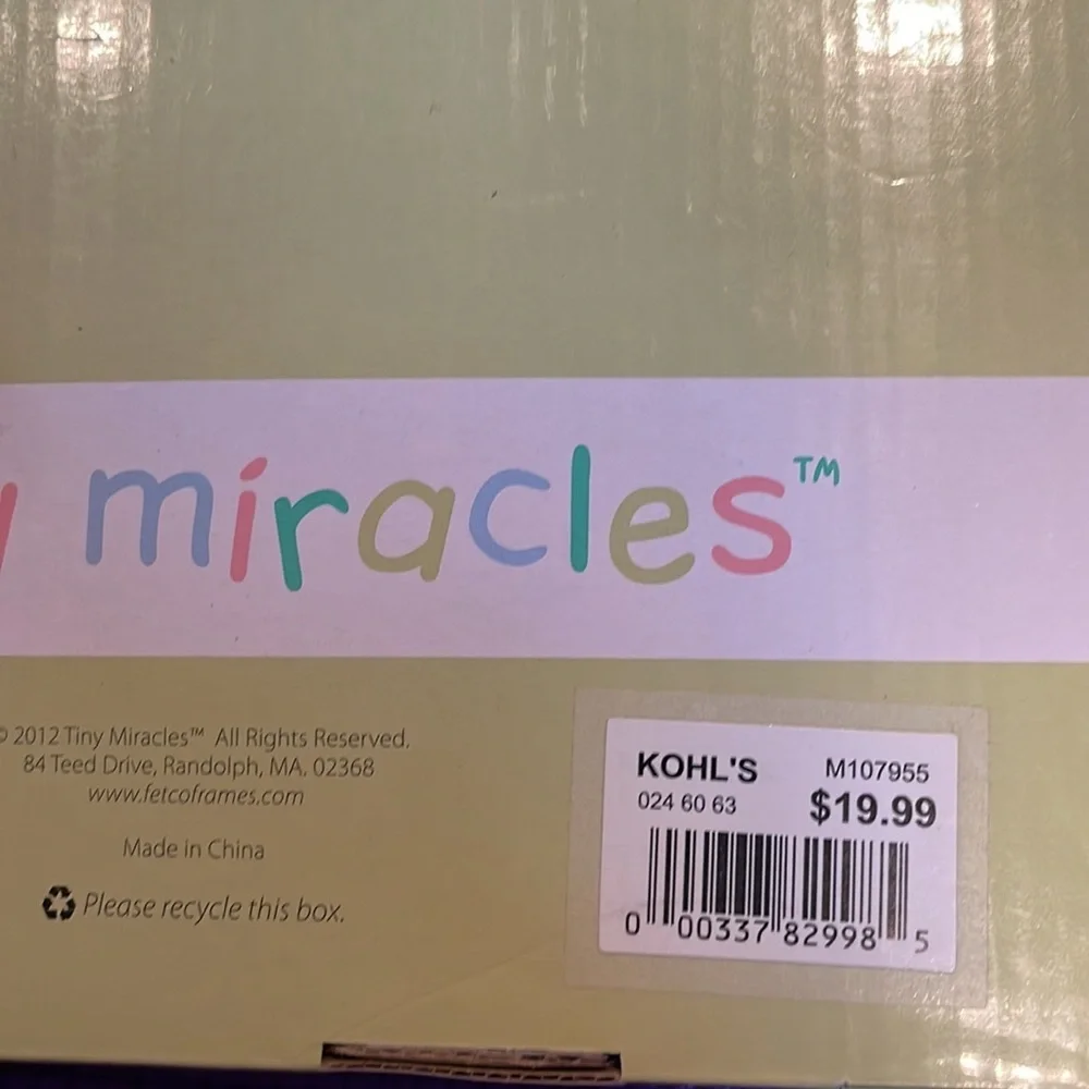 Picture frame. Holds 5 x 5 photo. Brand new.